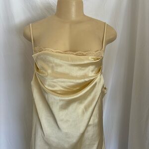 Luxurious Cream Satin Chemise